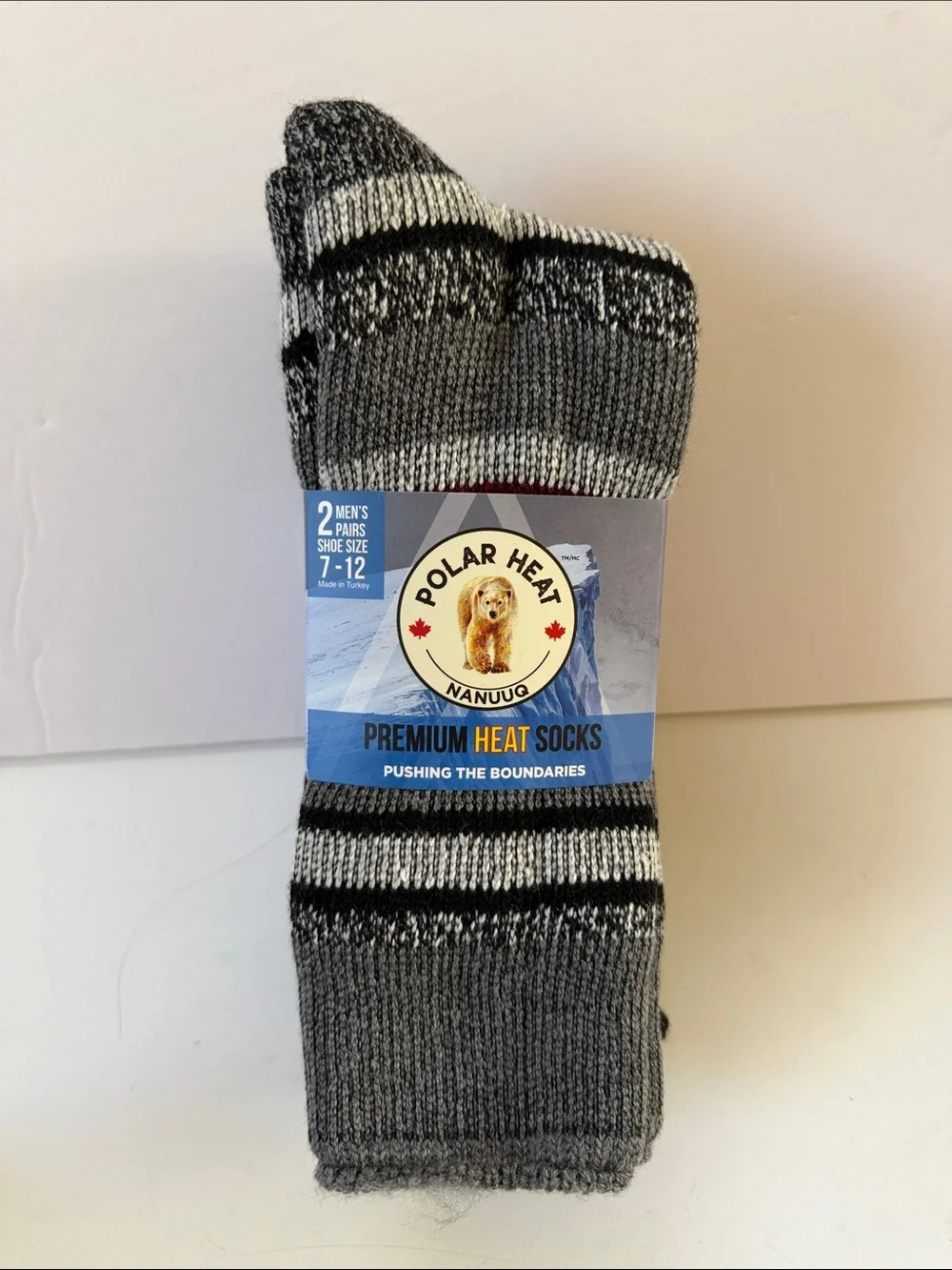 New Men’s Polar Heat 2 Pairs Premium Heat Socks
